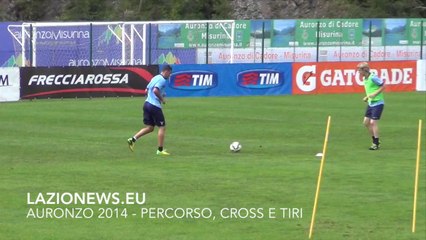 AURONZO 2014 - LAZIO, KEITA e DJORDJEVIC tiri in porta
