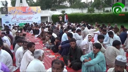 Satellite town doing aftari in poor people in jhelum 2014