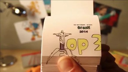 Top 3 World Cup 2014 Goals Flipbook Animation