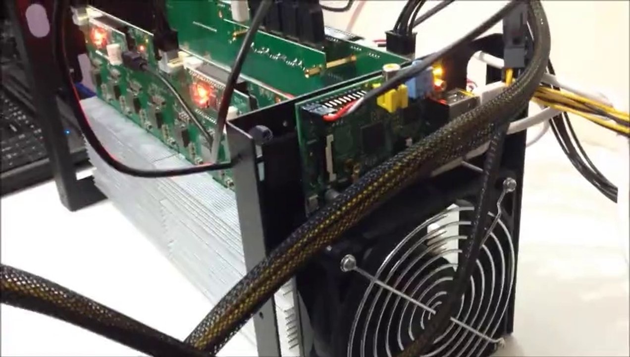 Rockminer R3 Hashing 200 Bitcoins. ( also know as Rockminer R3-BOX )