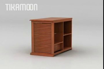 Meuble Salle de bain en acajou Loggia solo