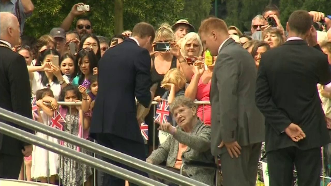 Prince William visits Coventry's War Memorial Park