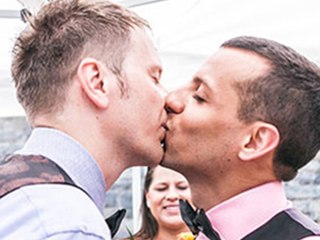 Pictures Of The Largest Mass LGBTQ Wedding in North America