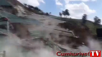 Atlama Kuleleri'nin çökme anı