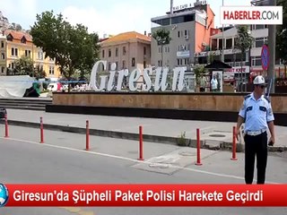 Giresun'da Şüpheli Paket Polisi Harekete Geçirdi