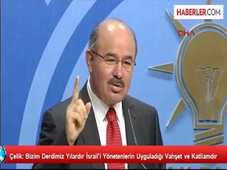 Çelik: Bizim Derdimiz Yılardır İsrail'i Yönetenlerin Uyguladığı Vahşet ve Katliamdır
