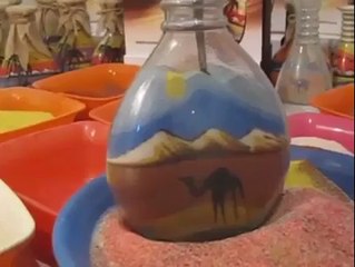 Sand Bottle Art. This Is Amazing