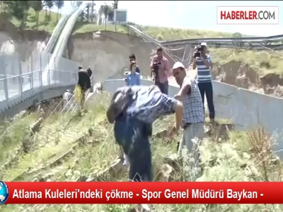 Atlama Kuleleri'ndeki çökme - Spor Genel Müdürü...