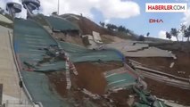 Erzurum Atlama Kulelerinin Çökme Anı Amatör Kamerada