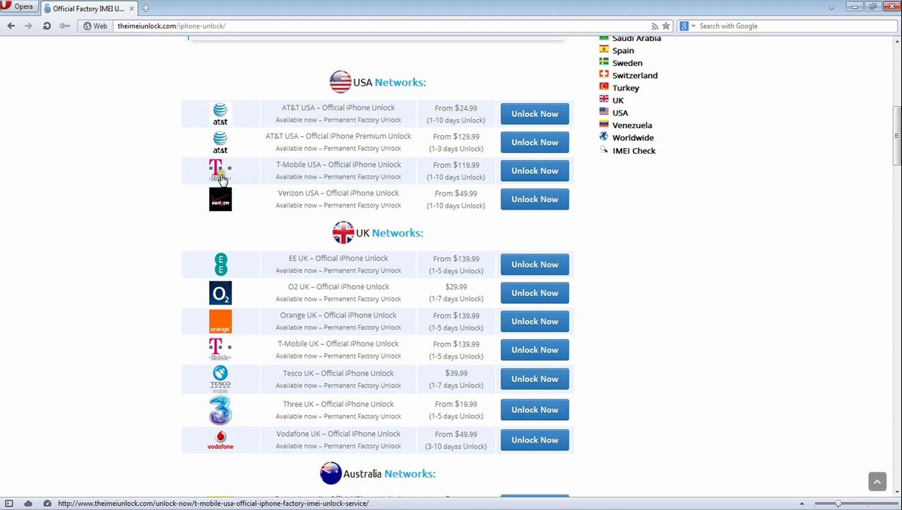 Official Factory IMEI Unlock iPhone 5S, 5C, 5, 4S, 4, 3GS, 3G T-Mobile USA