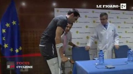 Tour de France : Contador est passé par une clinique de Madrid