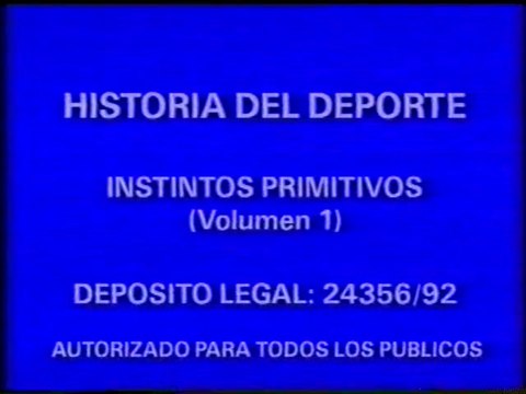 1. Instintos primitivos 01 (Historia del deporte - 1992)