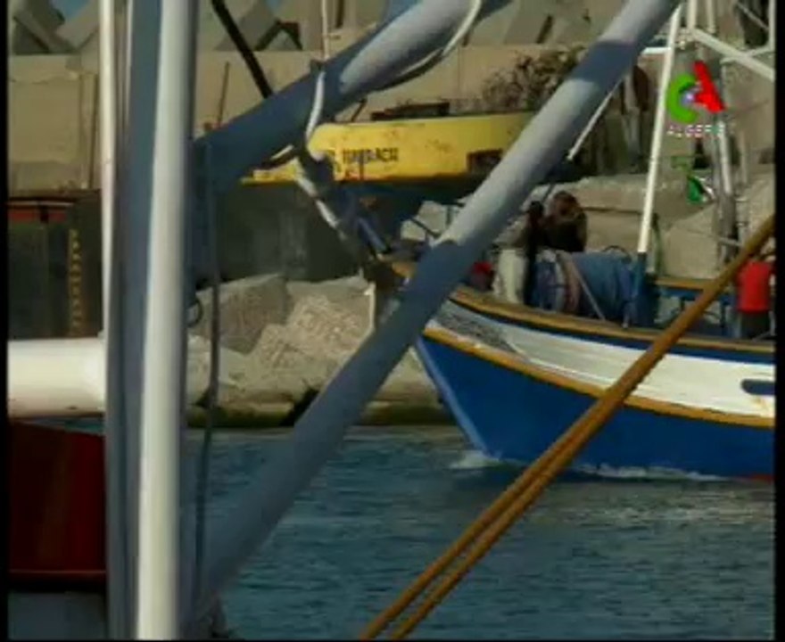 Algerie,Boumerdes,construction de bateaux de peche