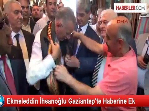 Ekmeleddin İhsanoğlu Gaziantep'te Haberine Ek