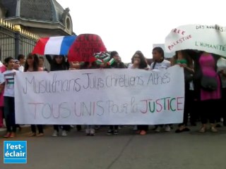 500 personnes manifestent pour la paix en Palestine