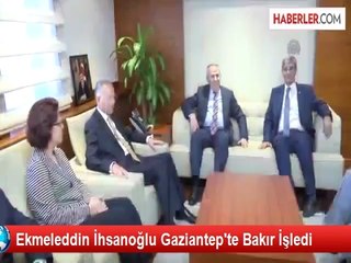 Ekmeleddin İhsanoğlu Gaziantep'te Bakır İşledi