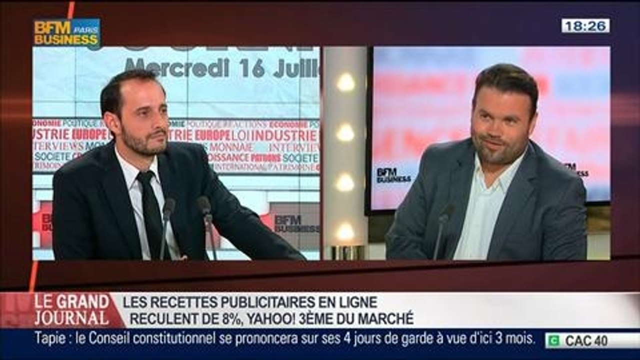 Vincent Ducrey, co-fondateur du HUB Institut, dans Le Grand Journal - 16/07 2/7