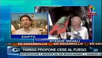 Hamas propone cese al fuego a Israel