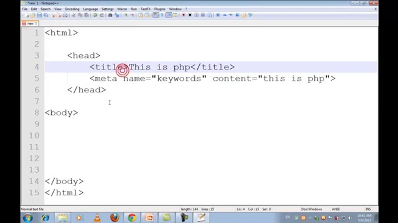 New PHP MySQL Tutorials in Urdu Hindi part 3 basic syntax  by ABDUL WALI khan