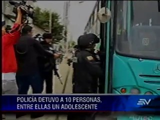 Dos bandas desarticuladas en la vía Perimetral