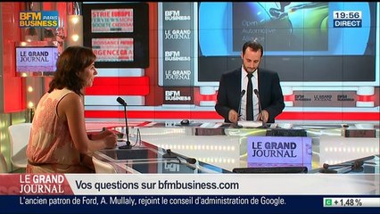 Béatrice Mathieu et Emmanuel Lechypre, dans Le Grand Journal - 16/07 7/7
