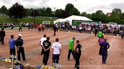 Seconde phase de poule F1 France Doubles, Sport Boules, Talant 2014