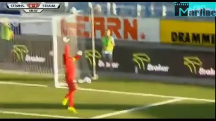 Champions League 2014/15. 2 round. 1 match. Strömsgodset 0-1 Steaua Bucharest