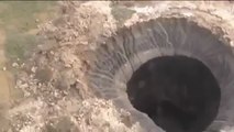 حفرة عملاقة تظهر في سيبيريا