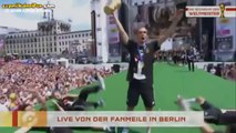 Dünya Kupası Şampiyonu Almanya'nın Sevinç Gösterileri