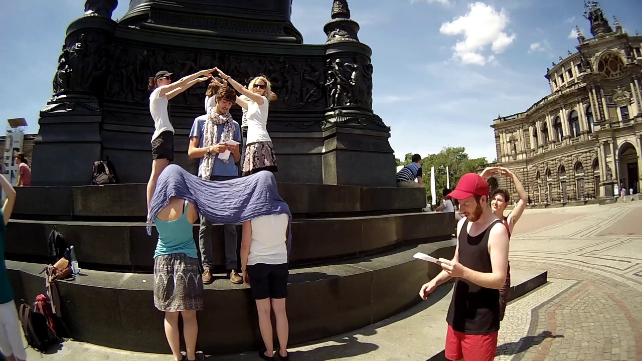 Der KHG-Chor macht Faxen in Sachsen