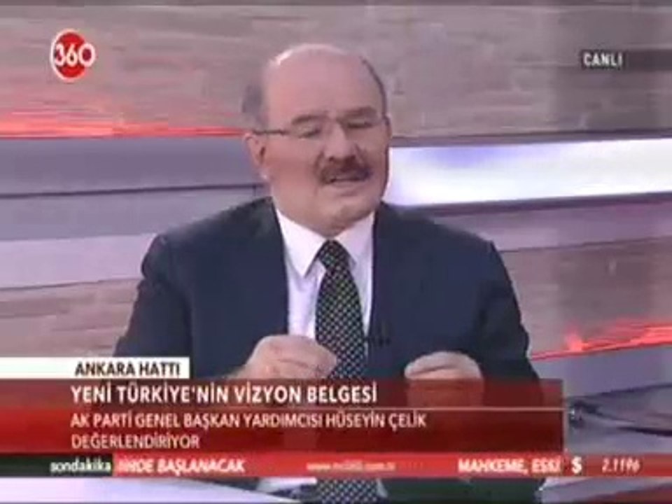 Yeni Türkiye'nin Vizyon Belgesi, Cumhurbaşkanlığı Seçimi - Parti Sözcüsü Hüseyin Çelik