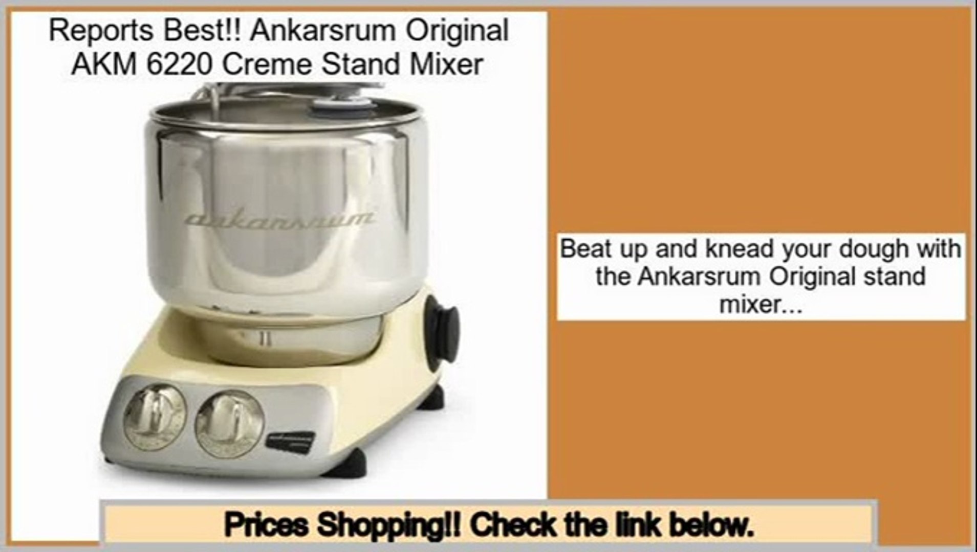 Ankarsrum Original Stand Mixer, Creme