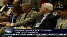 También UE ampliará sanciones contra Rusia
