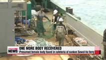 Divers find another body from sunken Sewol-ho ferry