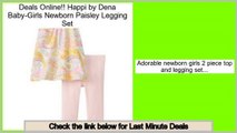 Deals Online Happi by Dena Baby-Girls Newborn Paisley Legging Set