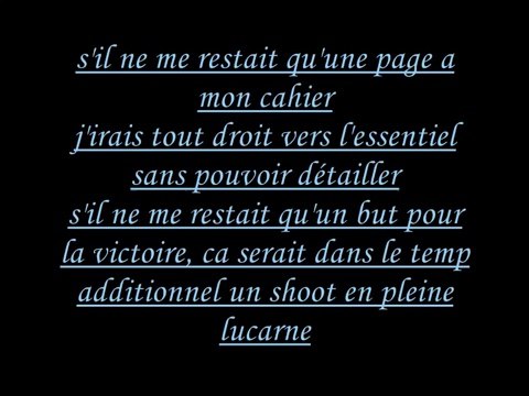 S'il ne me restait - El Matador ft Sarah Riani (Lyrics / Paroles)