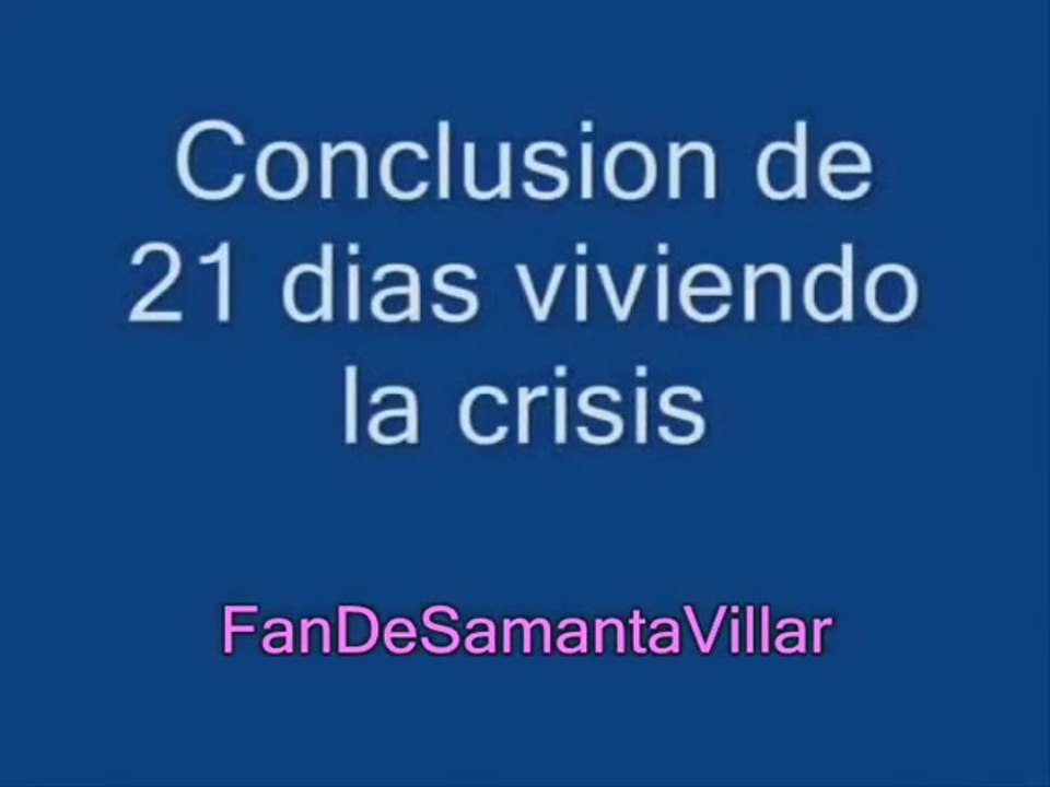 Conclusiones de 21 dias temporada 2