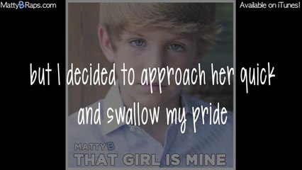 MattyB - That Girl Is Mine (Original - Lyric Video)