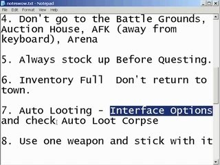 World of Warcraft Fast Leveling Hints &