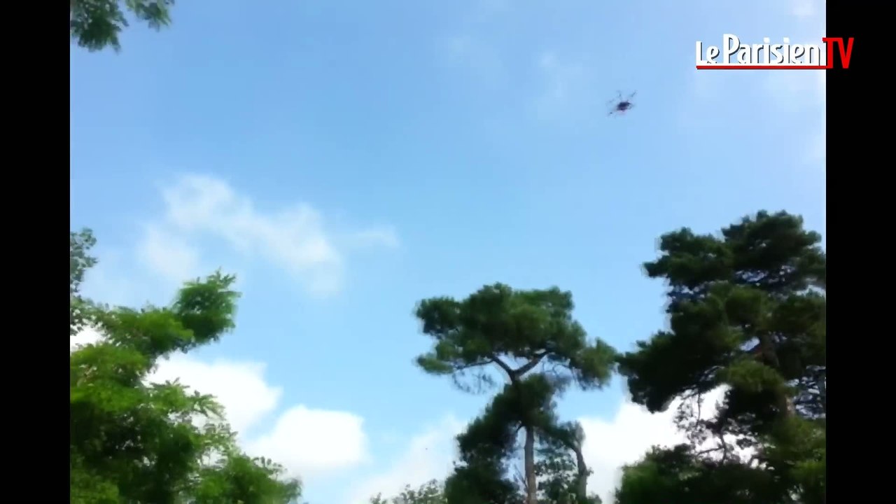 Grâce à son drone, il filme l'Essonne depuis le ciel