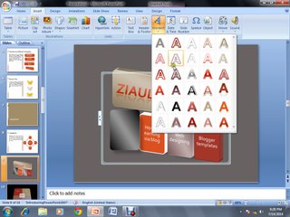 make blog logo via photoshop and powerpoint