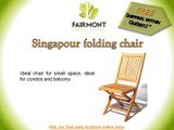 Teak patio furniture for sale in Montreal, Qc