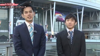 3/27　世界選手権　織田君会場前から中継　　（関西ローカル）