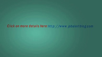 Latest government jobs