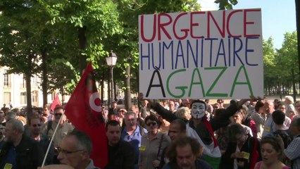 Nouvelle manifestation parisienne contre l'offensive israélienne