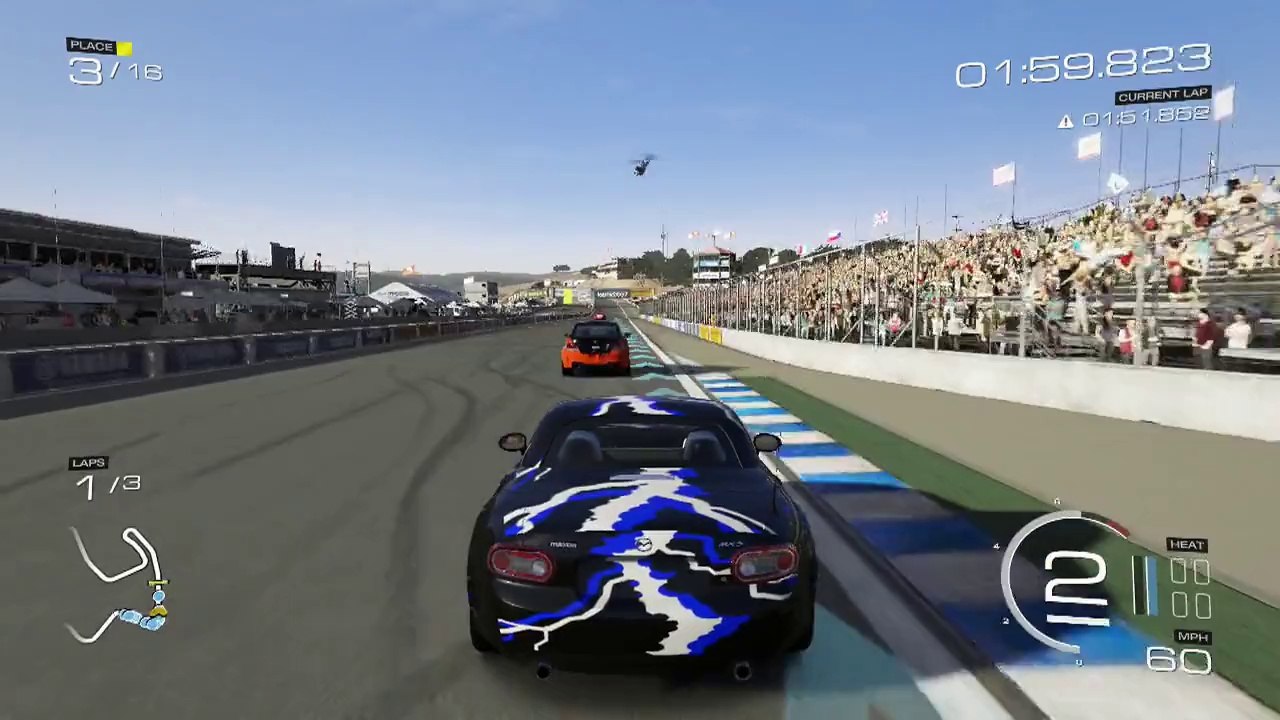 Xbox One - Forza 5 - Modern Sport Compact - Race 15 - Laguna Seca
