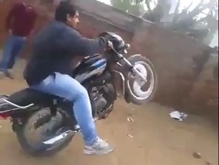 honda one wheeling fun