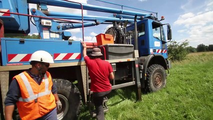 À Maroilles, avant leur envol du nid, deux cigogneaux badgés