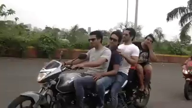 Bobby kumar full masti shooting time in bike chor company ]
