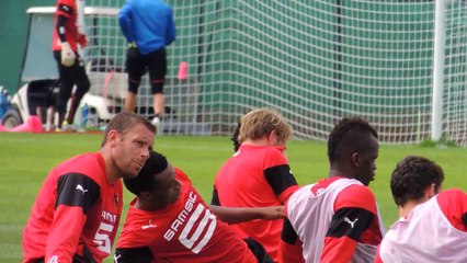 15/07/14 : séance d'étirements à La Piverdière